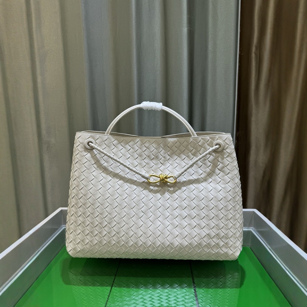 Designer New Woven Leather Tote Bag Genuine Leather Shoulder Designer Handbag Handbag Large Capacity Vintage Cross-border Bag