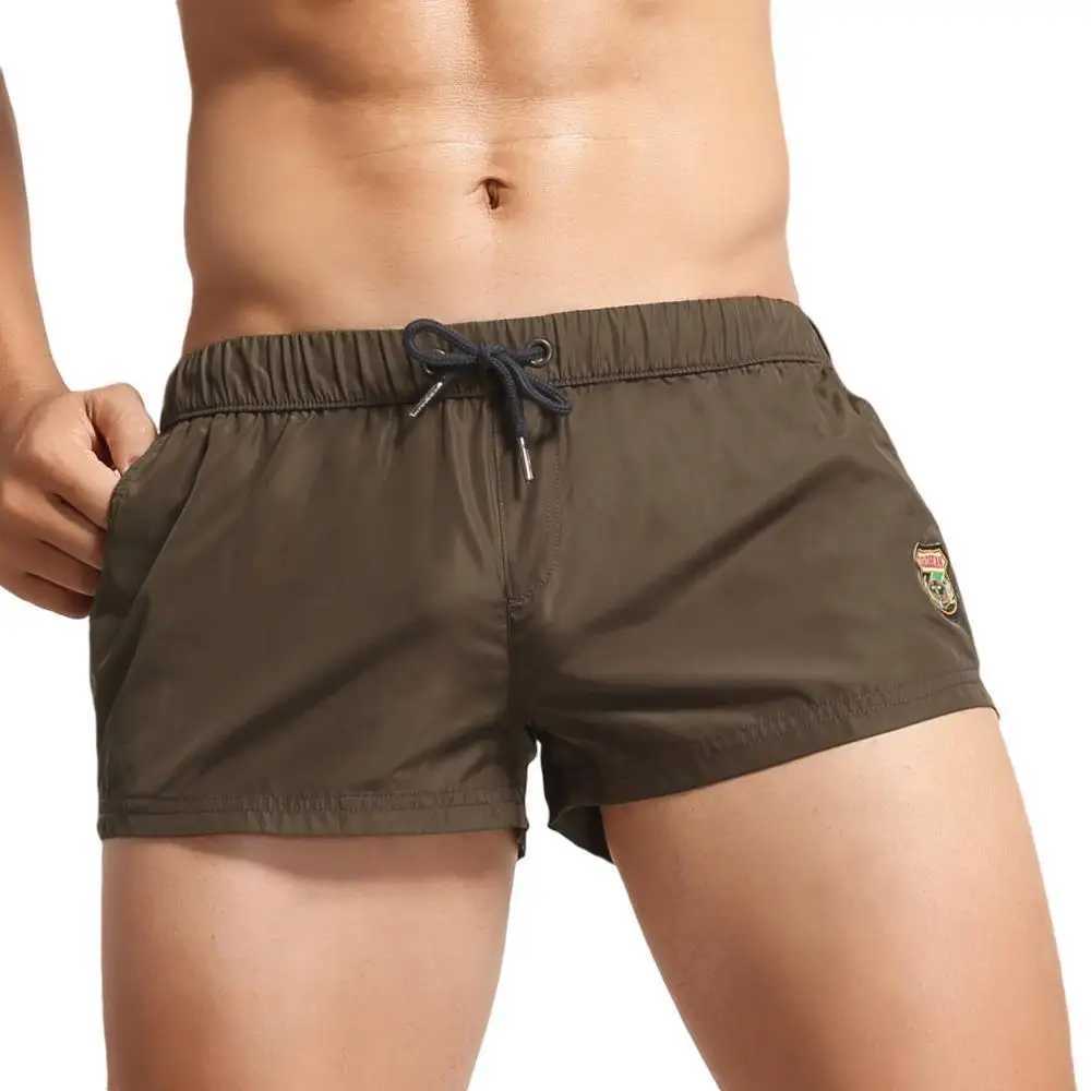 SEOBEAN Mens Beach Shorts Quick Drying Shorts 100% Polyester Summer Holiday Fashion Board Shorts Swimi Trunks Mens ShortsW250410