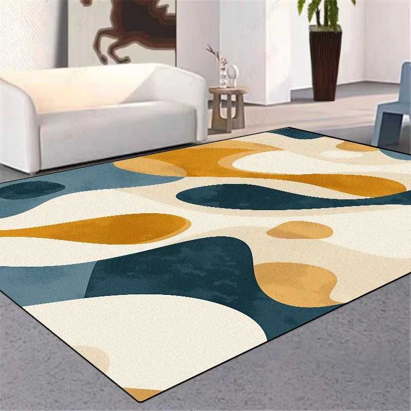 Modern Geometric Abstraction Large Carpet for Living Room Decor Sofa Area Rug Y251110