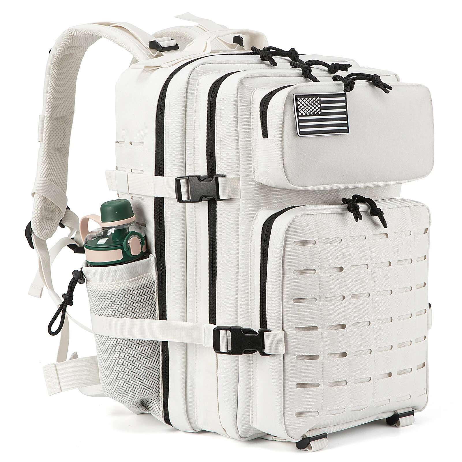 Tactical Backpack For Men And Women Outdoor Survival Bug Out Bag Small School Rucksack Hking With Bottle Holder