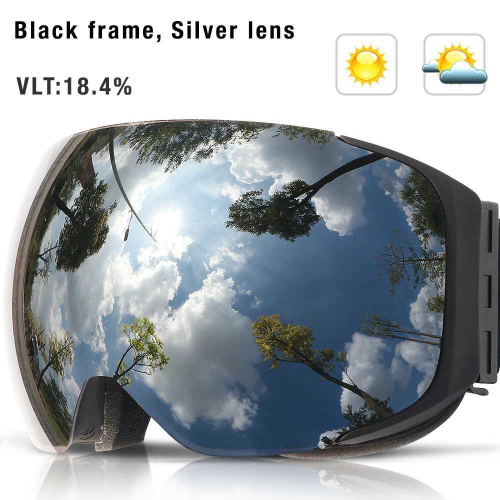 COPOZZ Ski GoggLEs Men Women UV400 PROtection Anti-Fog Ski Mask Outdoor Sport Snowboard Skiing Eyewear Adult K251110