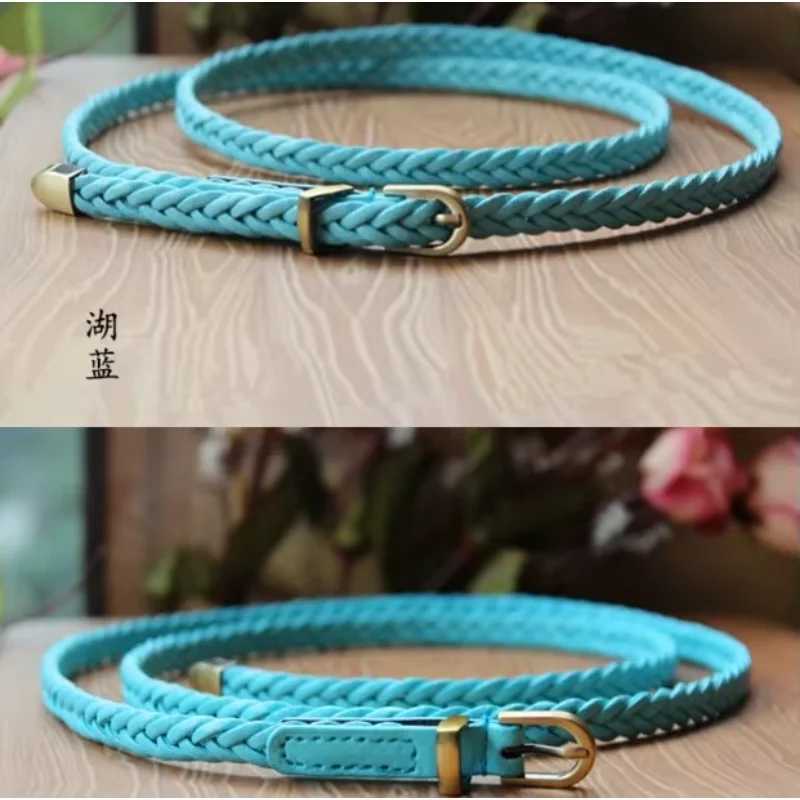 106cm New Wan Fem Weight Loss Belt Luxury Brand Design Woven Leather Woven Belt X250410