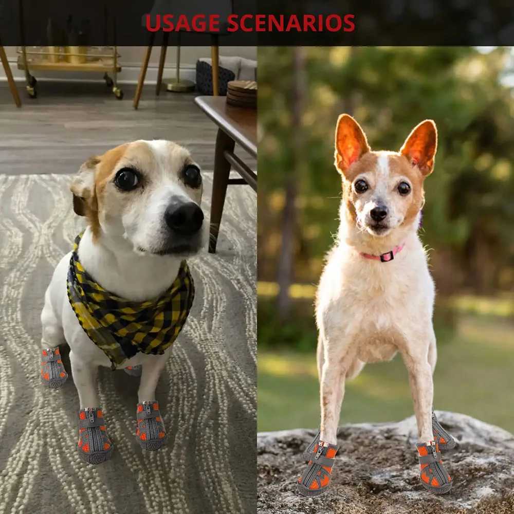 New Arrival dog shoes suitable for small dogs Chihuahua dogs non slip dog shoes dog shoes net pet shoes Z250409