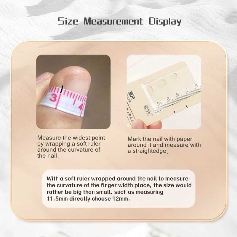 Hand pressed nails fully covered bow knot heart-shaped acrylic French fake nails cute reusable handle nail kit with aurora W250410