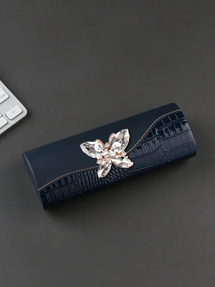 Womens glasses case with elite perfect for Myopia glasses crazy style decoration 250409