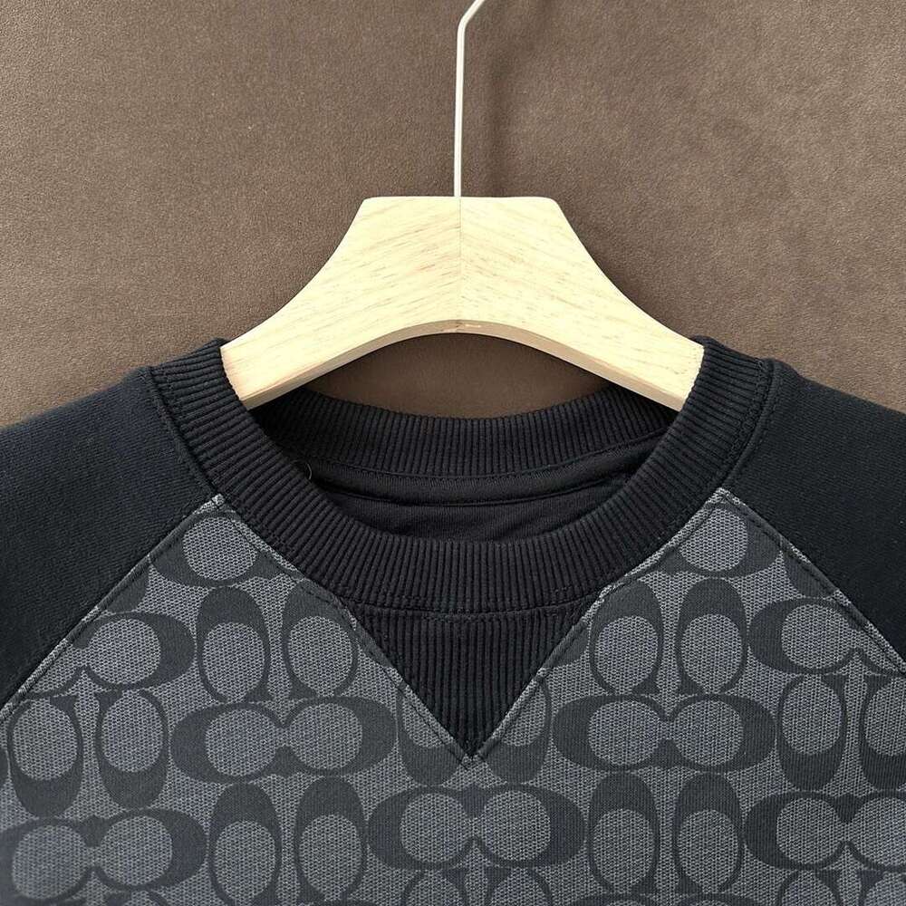 25Th Spring New Sweatshirt For Women Gray Old Flower Full Print Round Neck Pullover Couple Long Sleeve Shirt Versatile