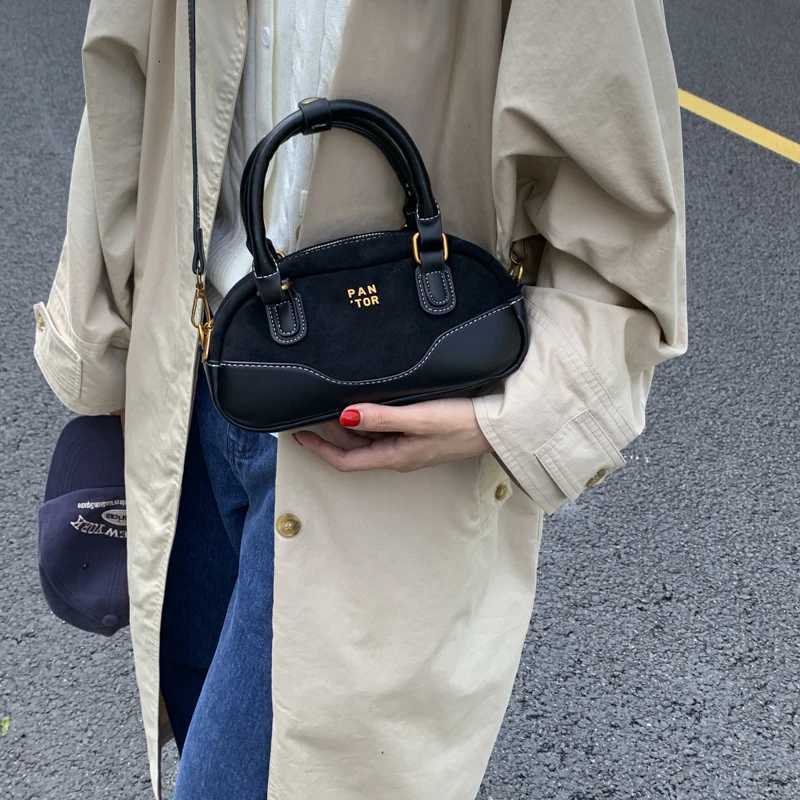 PDL7934 Korean Style Niche Portable Bowling Bag 2025 Autumn and Winter New Trendy Fashion Pillow Bag Versatile Crossbody Bag K251110