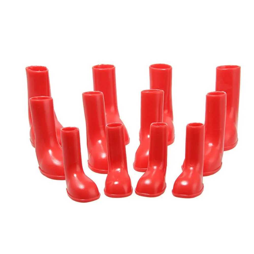 4 waterproof pet shoes elastic anti licking claws dog rain boots anti slip breathable pet claws anti slip T2504010