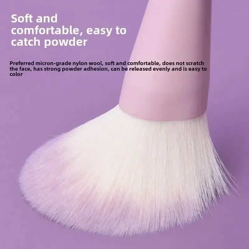 10Pcs Pink Purple Gradient plastic handle makeup brush powder brush foundation make-up brush concealer brush L251110