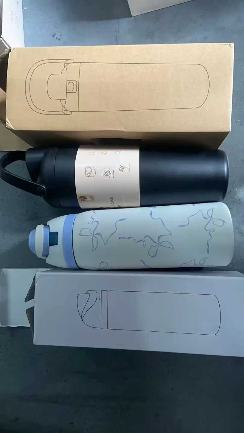 Fashionable cup Blue Gradient Thermal Bottle Robust Thicke Insated g for Vntines Day Christmas Birthdays Gift Present Y251110