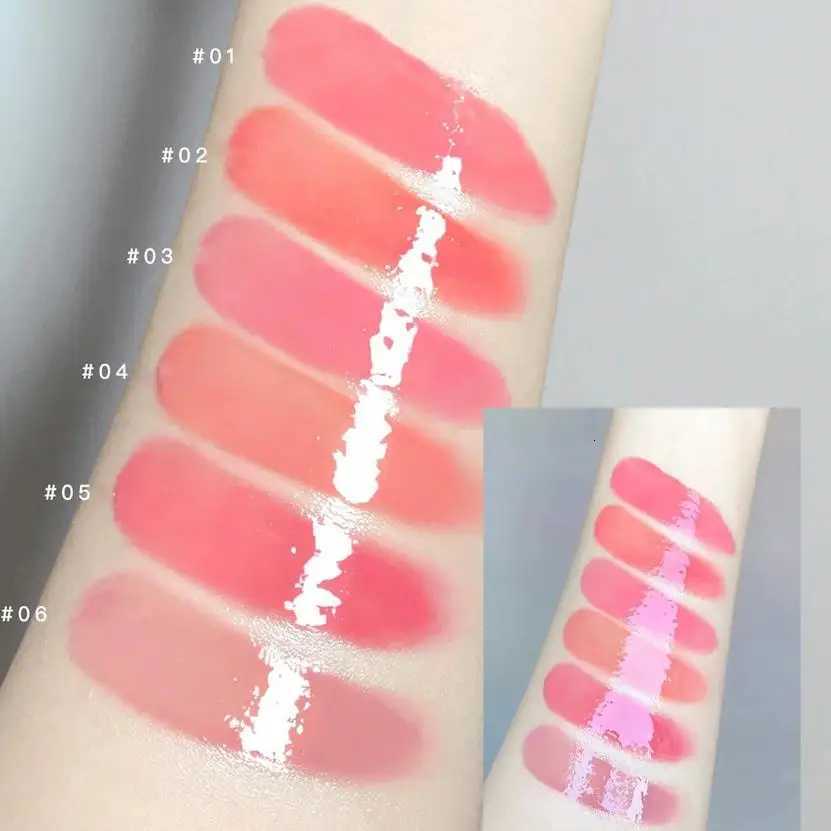 Cappuvini Sweet Girl Lip Gloss Mirror Lip Glaze Pouty Lips Moisturizing Water Light Long-lasting Makeup Lipstick Valentines GiftT251110