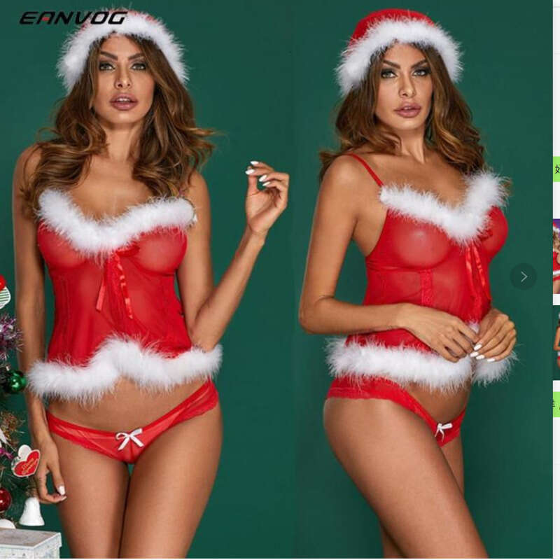 Lace Sexy Lingerie New Sexy Women S Strap Skirt Christmas Dress Uniform Temptation