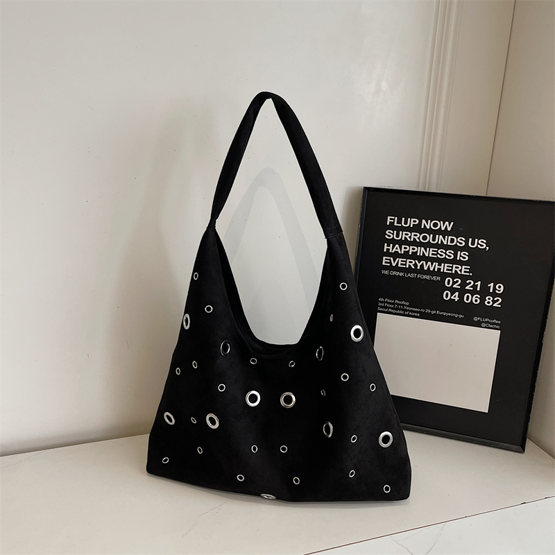 Autumn new women's retro high-end wide shoulder bag, casual versatile crossbody bag, high-end commuting leisure bag, shopping bag, versatile wome