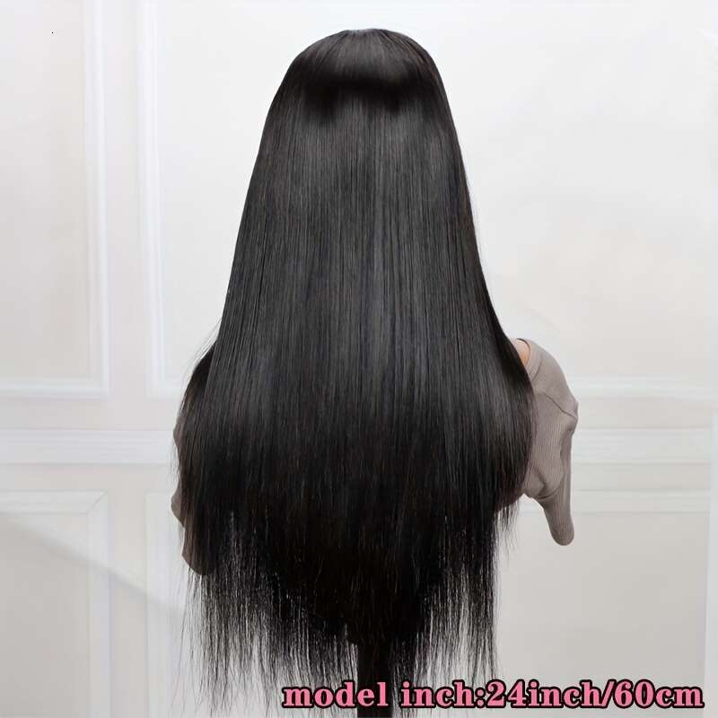 Glueless Wigs Frontal Brazilian Straight Human Hair HD 4X4 Lace Front Wig Ready To Wear 150% Density