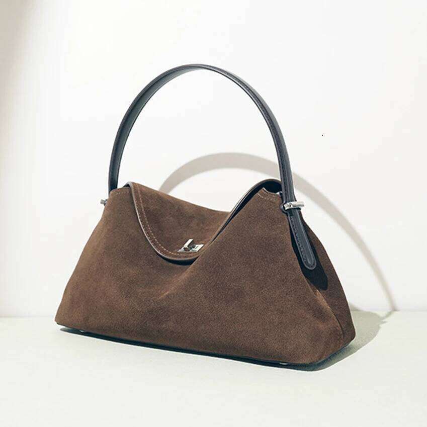 New Frosted Cowhide Tote Women Vintage Crossbody Purse Shoulder Bag For Work Office Genuine Leather Handbag St251110
