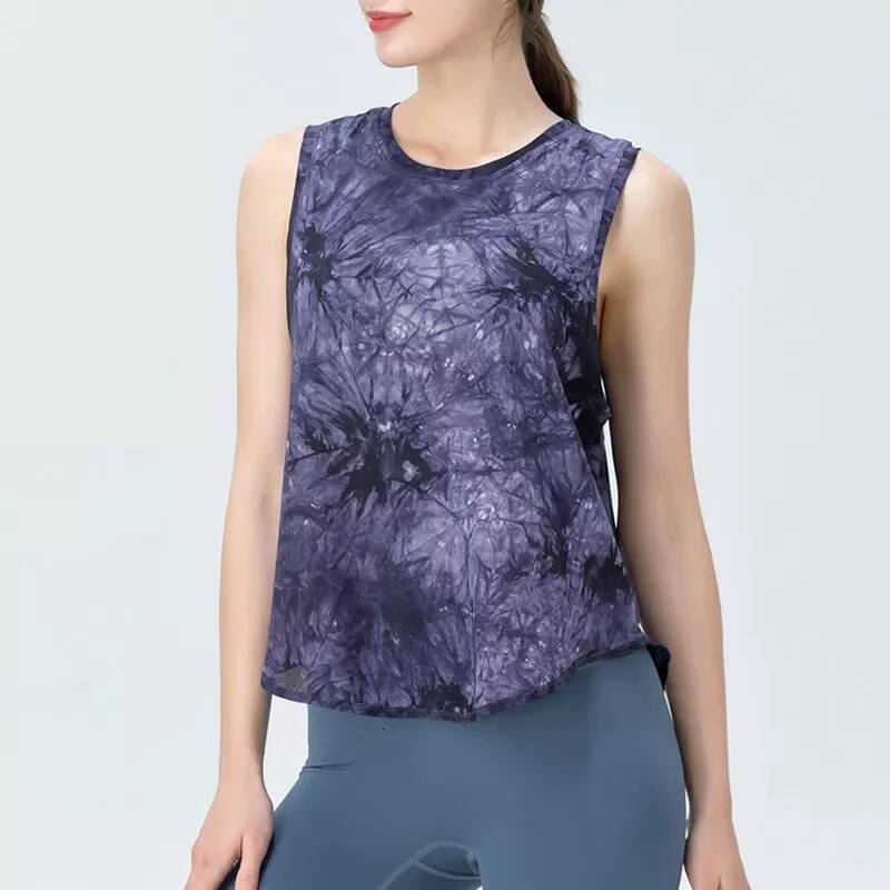 Sports Vest Women's Quick Dry Loose Running Gym Top Sleeveless Beautiful Back Mesh T-Shirt Smock Yoga Wear