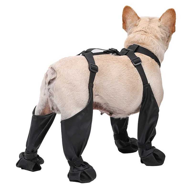 New Arrival 1 set of pet rain boots dog rain boots waterproof dog boots small dog medium and large dog boots anti slip dog boots Z250410