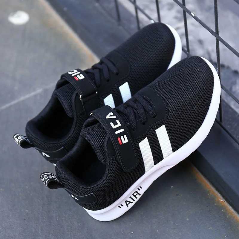 Kids Fashion Sneakers Boys Girls Tennis Shoes Mesh Breathable Running Shoes Lightweight Outdoor Childrens Sports Walking ShoesT251110