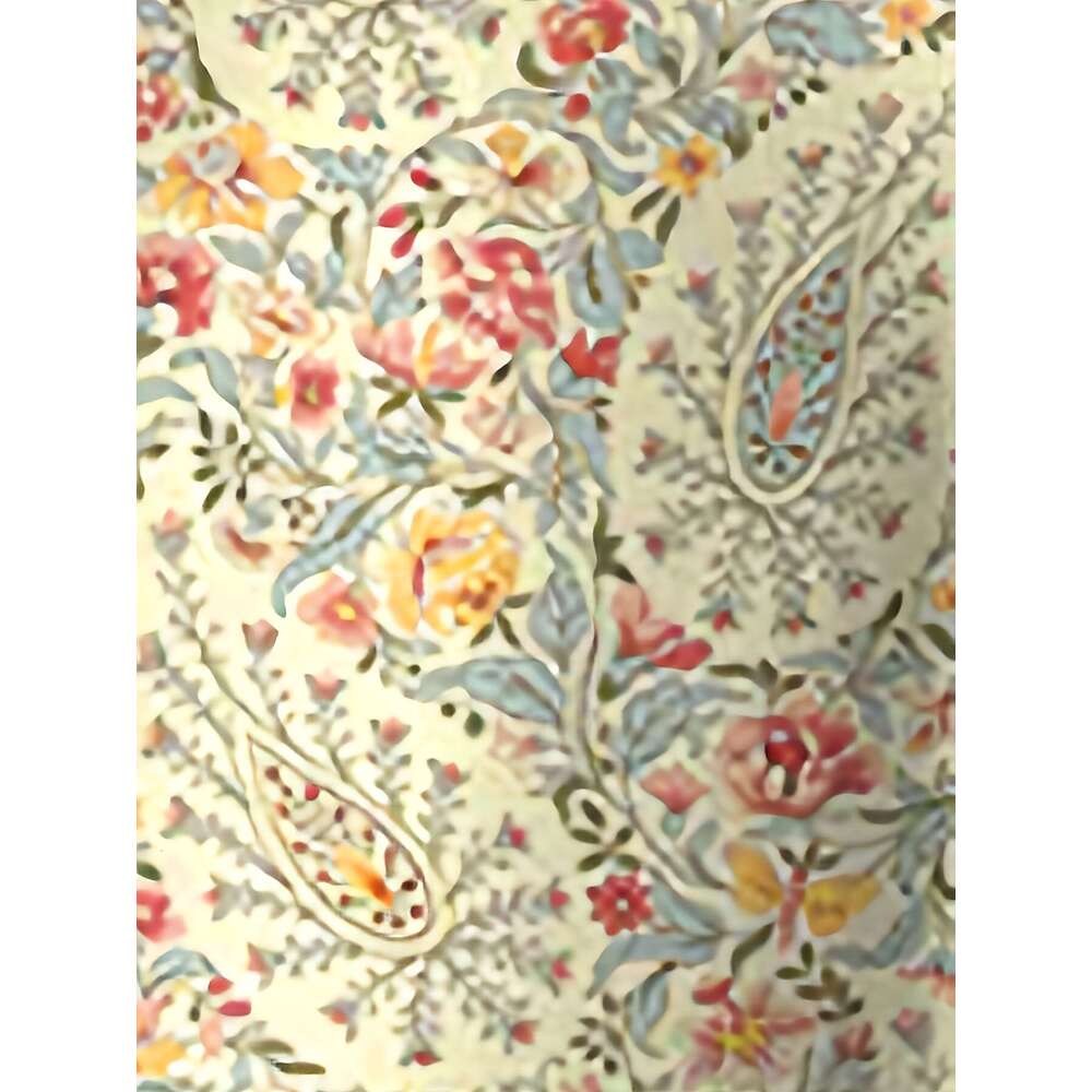 Women's Scottish Plaid Paisley Print Sweatshirt Soft Pastel Multi-Color Floral Design Pink/Blue/Yellow/Red/White - All-Season Crew Neck Casual Sw