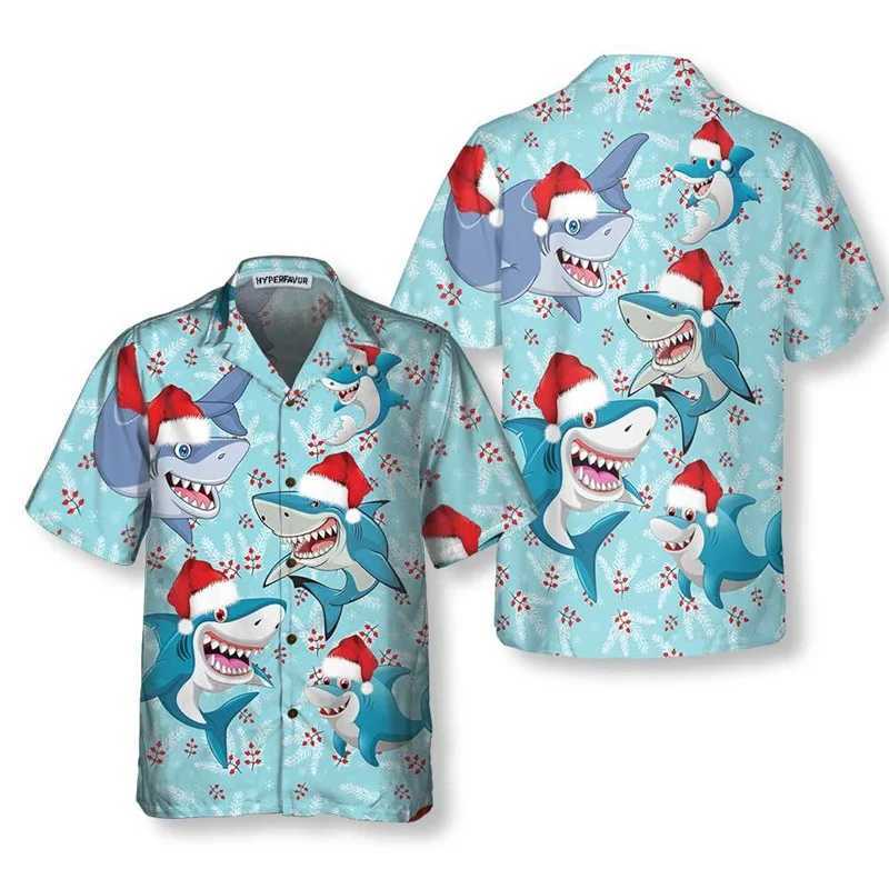 3D Printed Pattern Hawaiian Mens Casual Short Sleeve Button Beach Shirt Adult Printed Vacation Shirt X250410