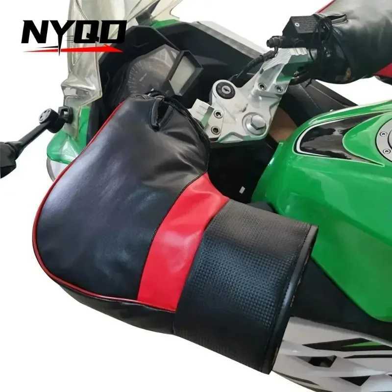 Motorcycle Handlebar Muffs Gloves Winter Warm Handle Waterproof Windproof Motorbike Grip Thermal Cover Motorcycle Accessories S25118