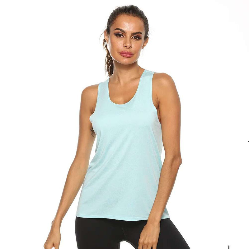 VEQSKING Plus Size Yoga Women Quick Dry Gymtank Running Sports Vest Sleeveless Fiess Crop Top Workout Racer Back Shirt