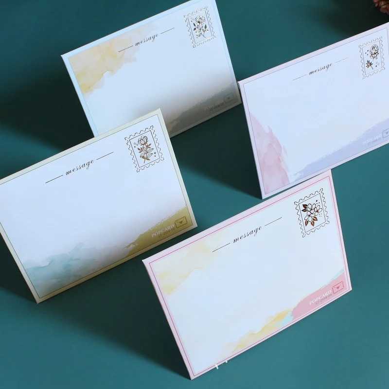 New Rantic Flower Birthday Christmas Card 3D Pop up Card Set Postcard Par Wedding Decoration Creative Gift Card Y250410