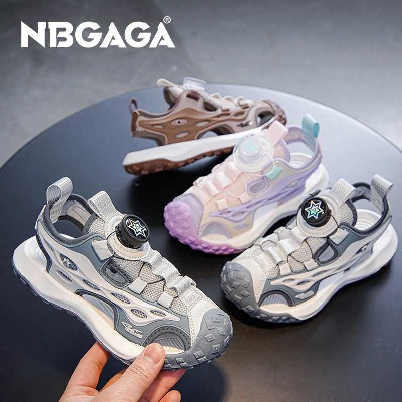 Non slip childrens sandals childrens sandals for girls and boys summer sports for young children beach sports running casual shoes Z250410