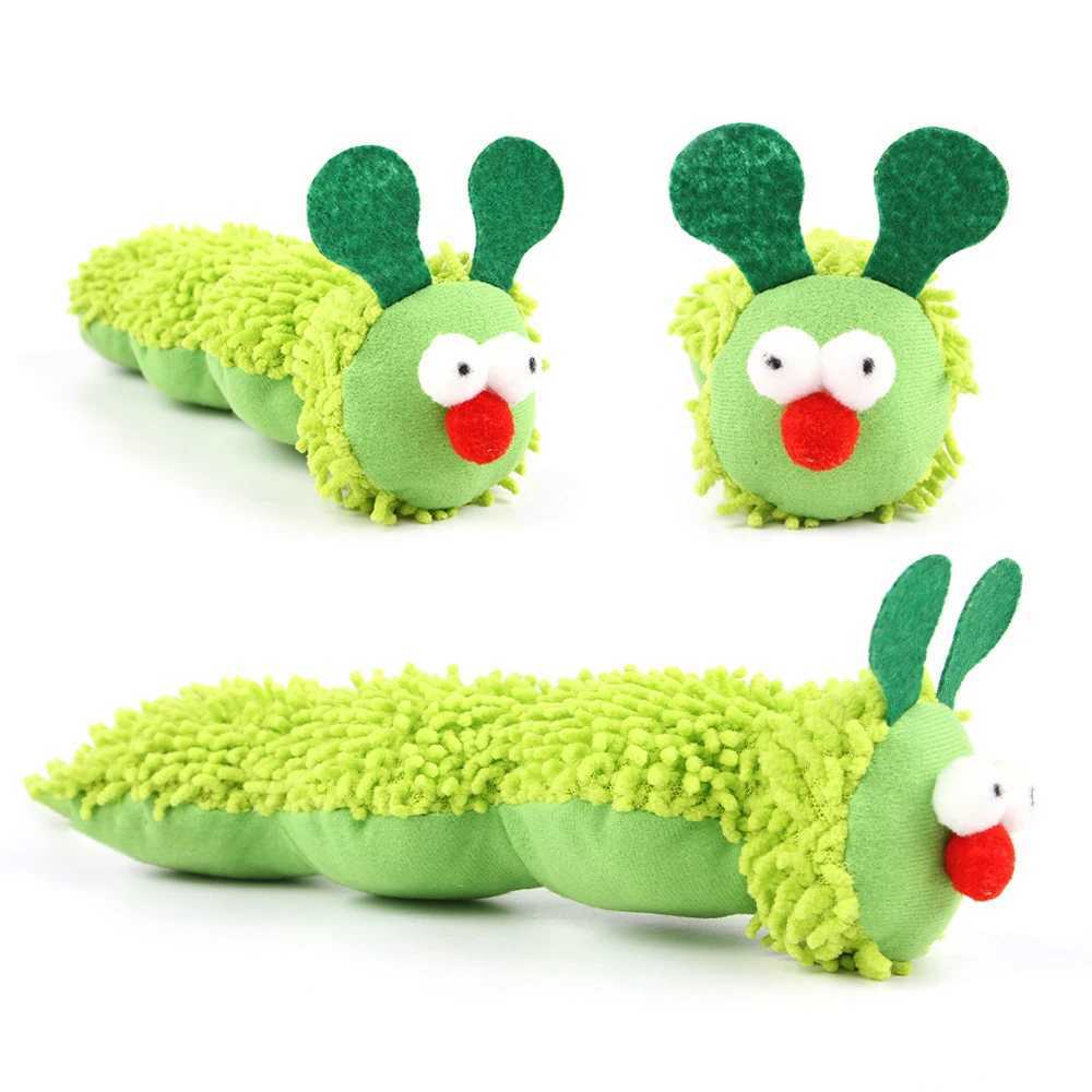 Cat Chew Toys Caterpillar Catnip Molar Toy Silvervine Cat Teaser Interaction Toy Clean Mouth Kitten Toy Pet Supplies Accessories J2511081