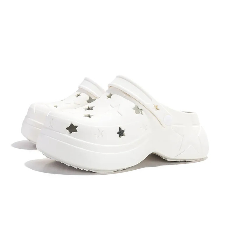 2025 Jifffly Unisex Summer New Star Holes Thick Bottom Lifting Headband Outdoor Sandals