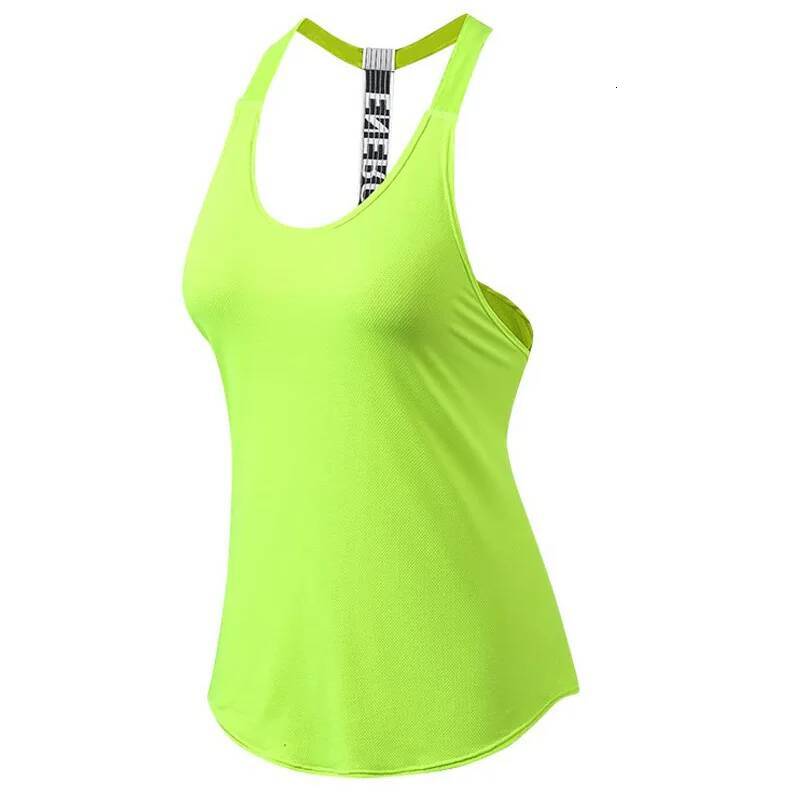 2024 Gym Women's Sports Letter Backless Shirts Sleeveless Yoga Tops Fitness Running Quick Dry Tank Crop Top
