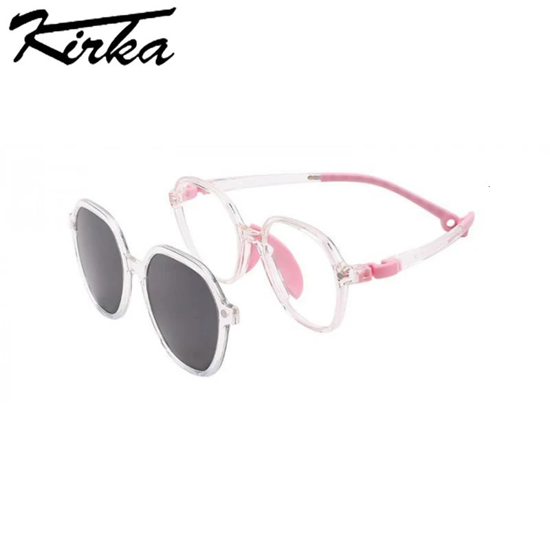 Kirka Goggles for Kids Sunglasses Glasses Childrens Optical Glasses with Sunglasses Myopia Travel Students Gafas de Sol 250403