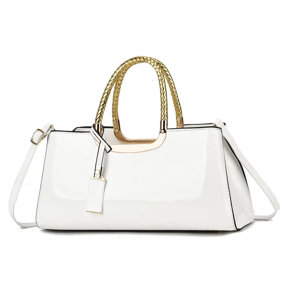 Fashionable Womens Handbag Cross-Border New Model Smooth Leather Shiny Surface Shoulder Bag Diagonal Womens Bag Home Direct Su R251110