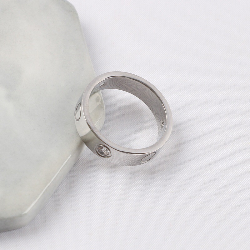 High Version Love Series Ring 18k Plated Simple Ins Designer Ring Design Fashion Ring Fashion Exquisite Versatile Unisex