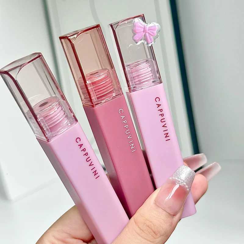 Silky Velvet Lip Gloss Matte Lip Mud Waterproof Non-Stick Cup Lip Glaze Smudge Proof Not Fade Liquid Lipstick Korean MakeupT251110