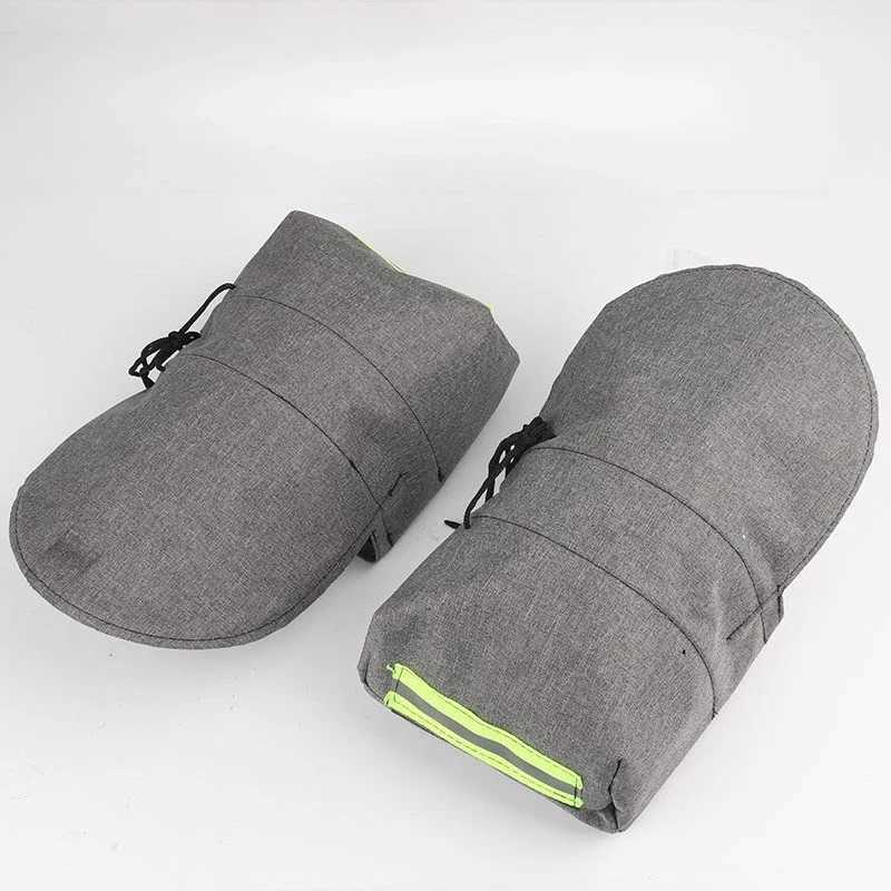 Thermal Insulated Handlebar Gloves For E Bike Motorcycle All Weather Protection Windproof Rainproof Riding Accessories S25118