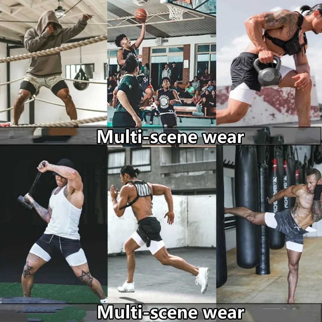 Running shorts skull printing sports training fitness gym bottom fitness net tight fitting shorts mens sportswear for summer 2024 X250410