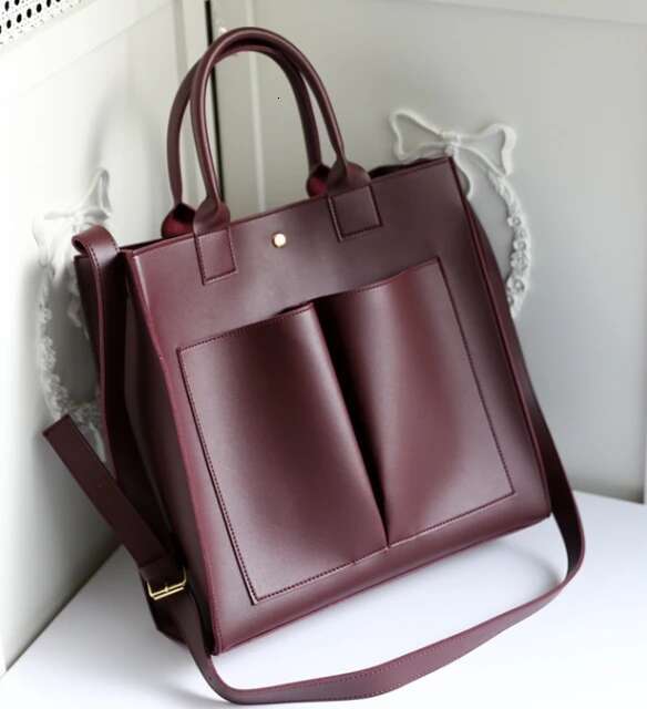 Brand Design Retro Fashion Big Tote Bag 2019 New Quality PU Leather Women's Designer Handbag Shoulder Messenger Bags Purse