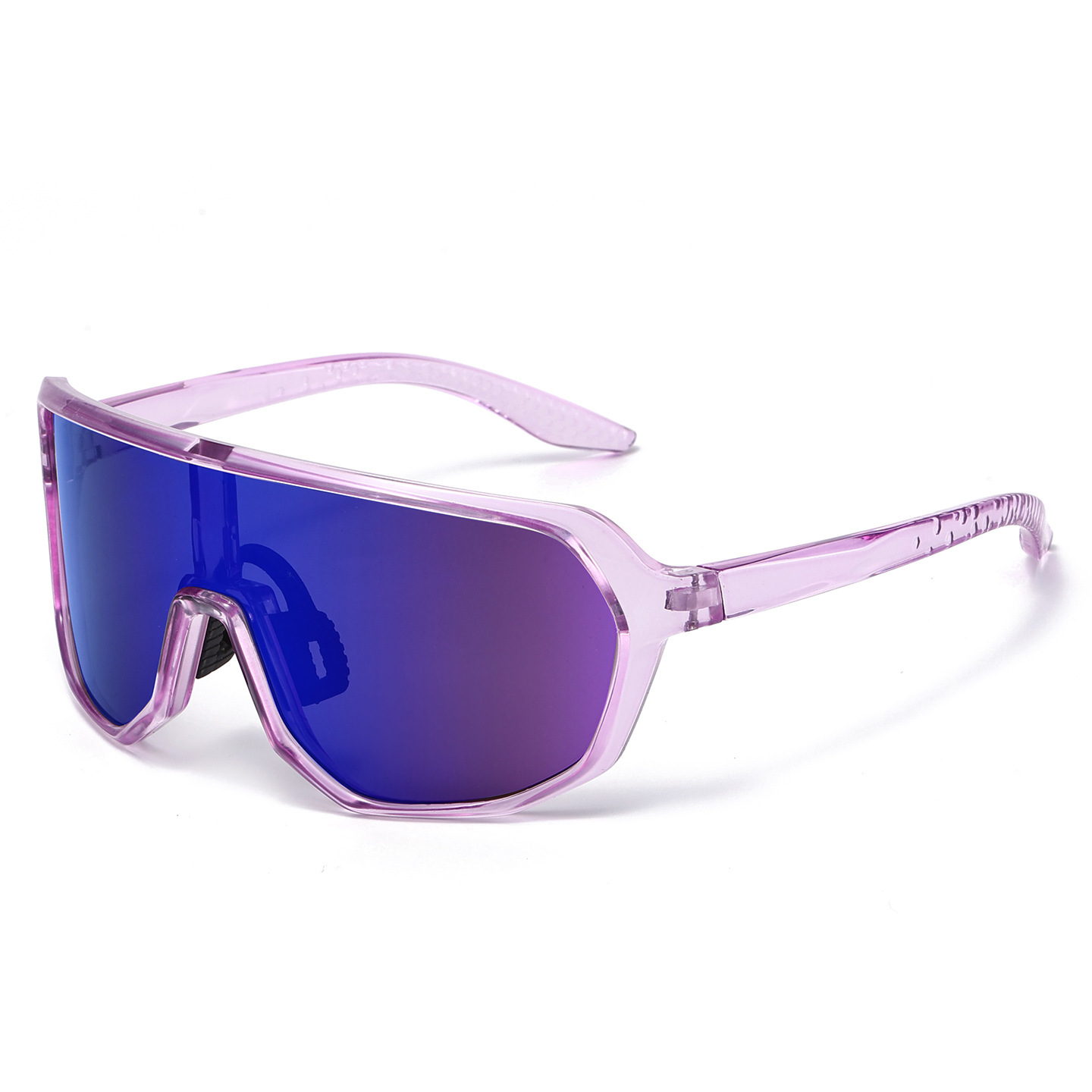 New Arrival Oversized Frame Vibrant UV-Protective Sunglasses Premium Outdoor Cycling Windproof Unisex Fashion Sunglasses