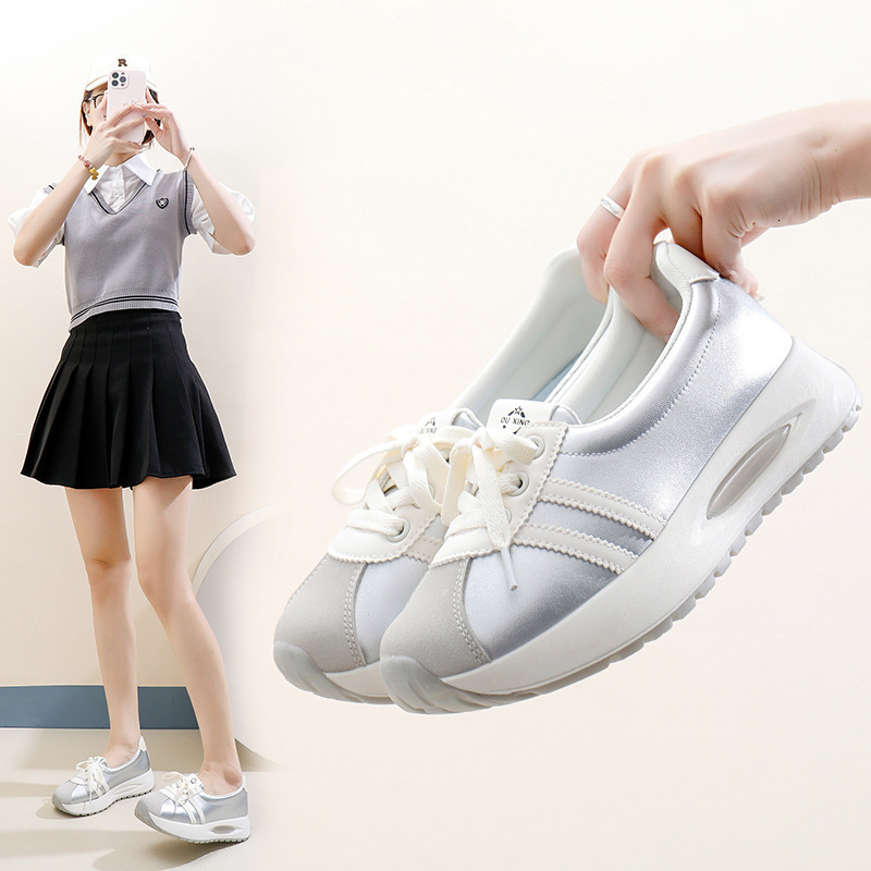 2025 Summer New Breathable Women's Sports Height Increasing Designer Fashion Casual Shoes
