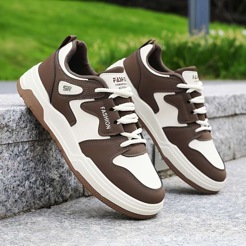 Men's sheos designer fashion Street Style Skateboard Sneakers Comfortable Non Slip Lace Up Casual Thick Sole Sports Shoes high quality
