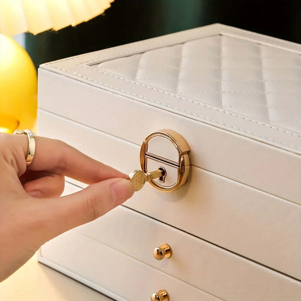 1PC Jewelry Storage Box Necklace Earrings Jewelry Storage Box Ideal choice for Gifts 250409