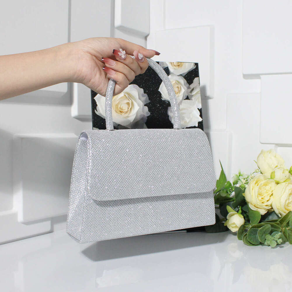 New handbag, evening dress niche mini, shiny piece, crossbody, dinner bag, hand-held banquet, 2025 new casual and versatile fashionable clothing