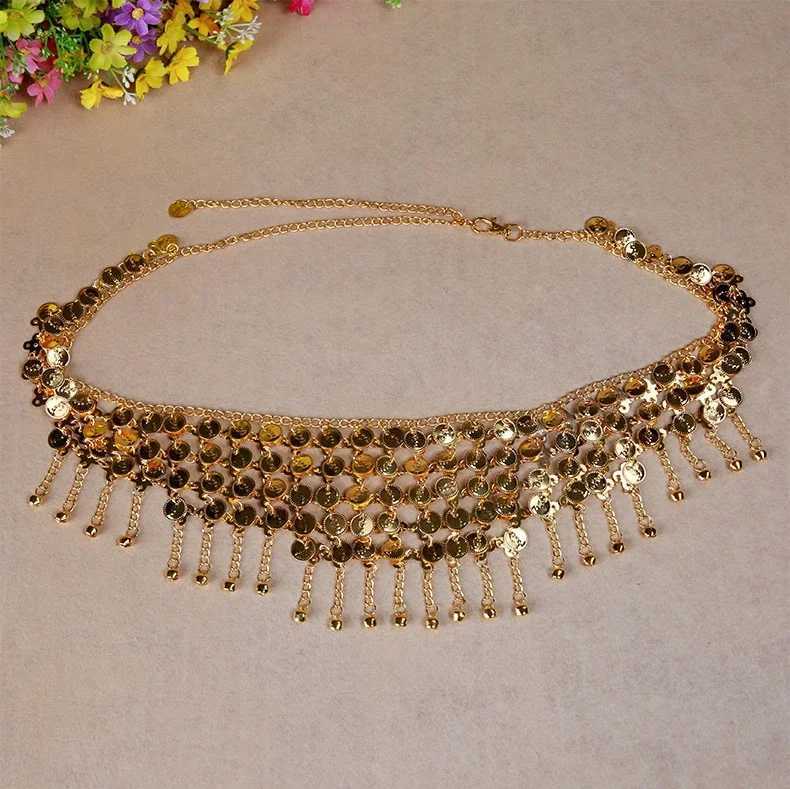 Belly Dance Accessories Beads Tassel Belly Dance Belt for Warm Belly Dance Hip Scarf X250410