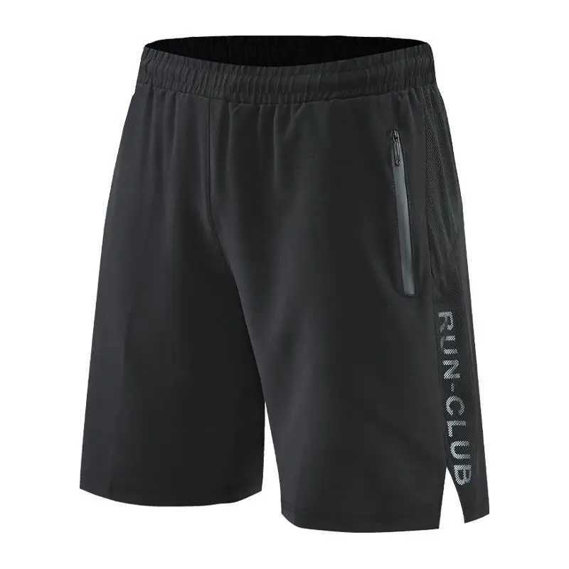Mens running shorts patch training shorts zipper pocket gym exercise quick drying shorts casual 2022 new summer fitness shorts X250410