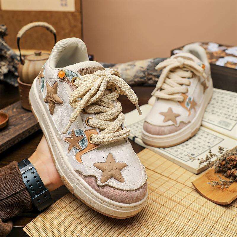 2025 New Qingming Riverside Scene Niche Star Sneakers National Trend Sports Casual Men's Shoes X88-6