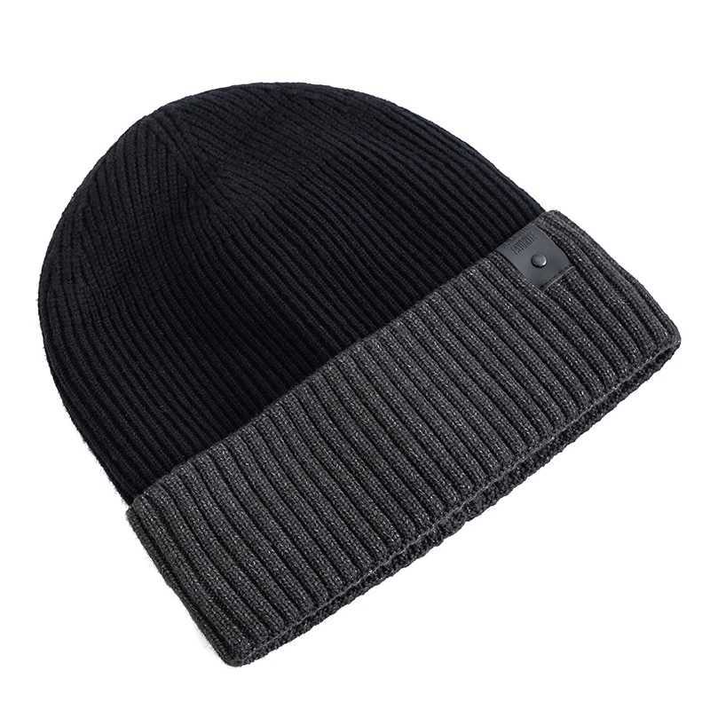 New Unisex Winter Hat Fleece Lined Warm Cap Stylish Soft Beanie Hat For Men Women Outdoor Thicken Ski Sports Knitted HatXJ251110