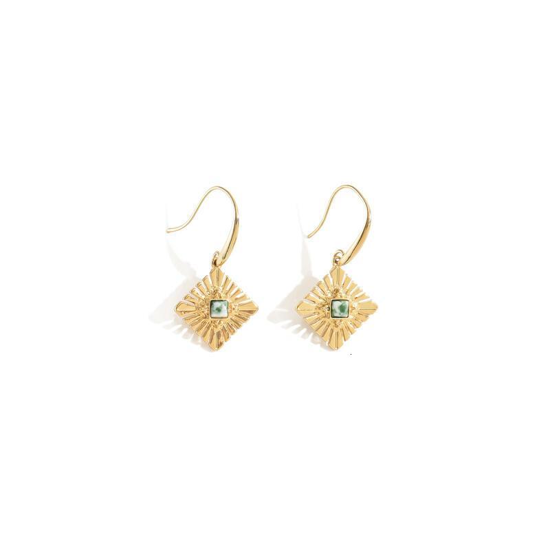 Geometric Gold Sunburst Drop Chic And Lightweight EarrinTY For A Bold, Modern Look TY TY