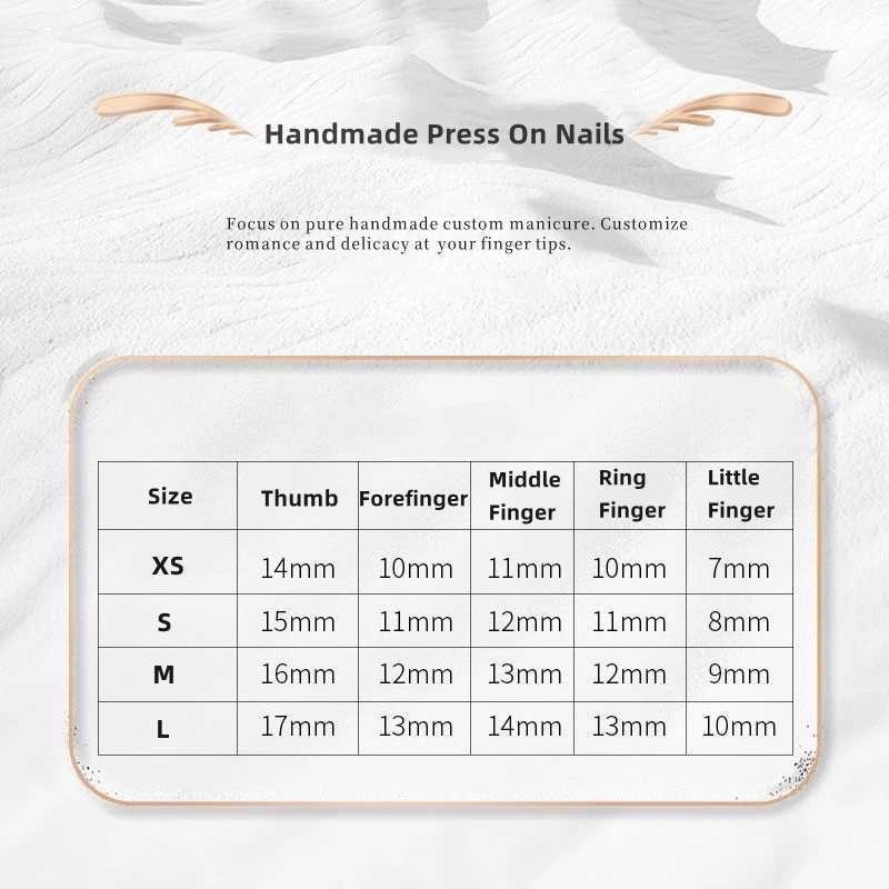 Hand pressed nails fully covered bow knot heart-shaped acrylic French fake nails cute reusable handle nail kit with aurora W250410