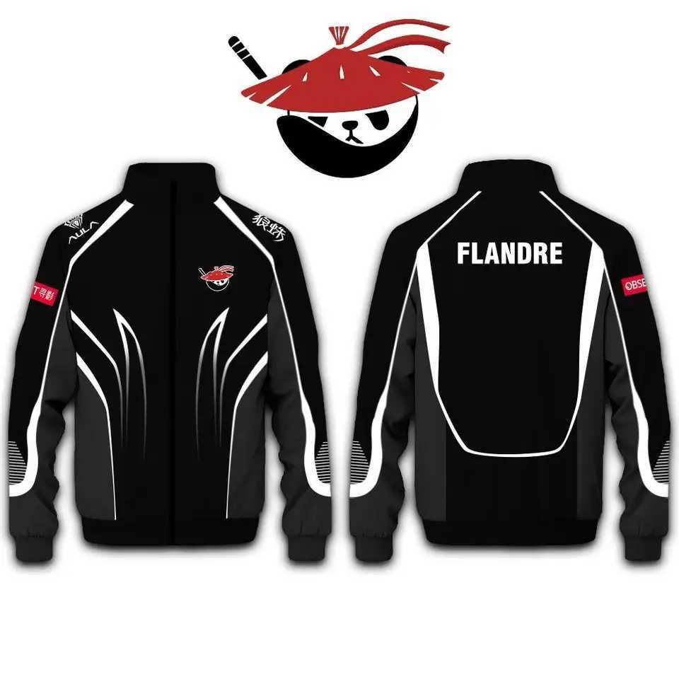 AL Esports Team Jacket Uniform Customized 2025 World Championship Player Training Mens Autumn/winter Zip-up Collar Hoodie W251110